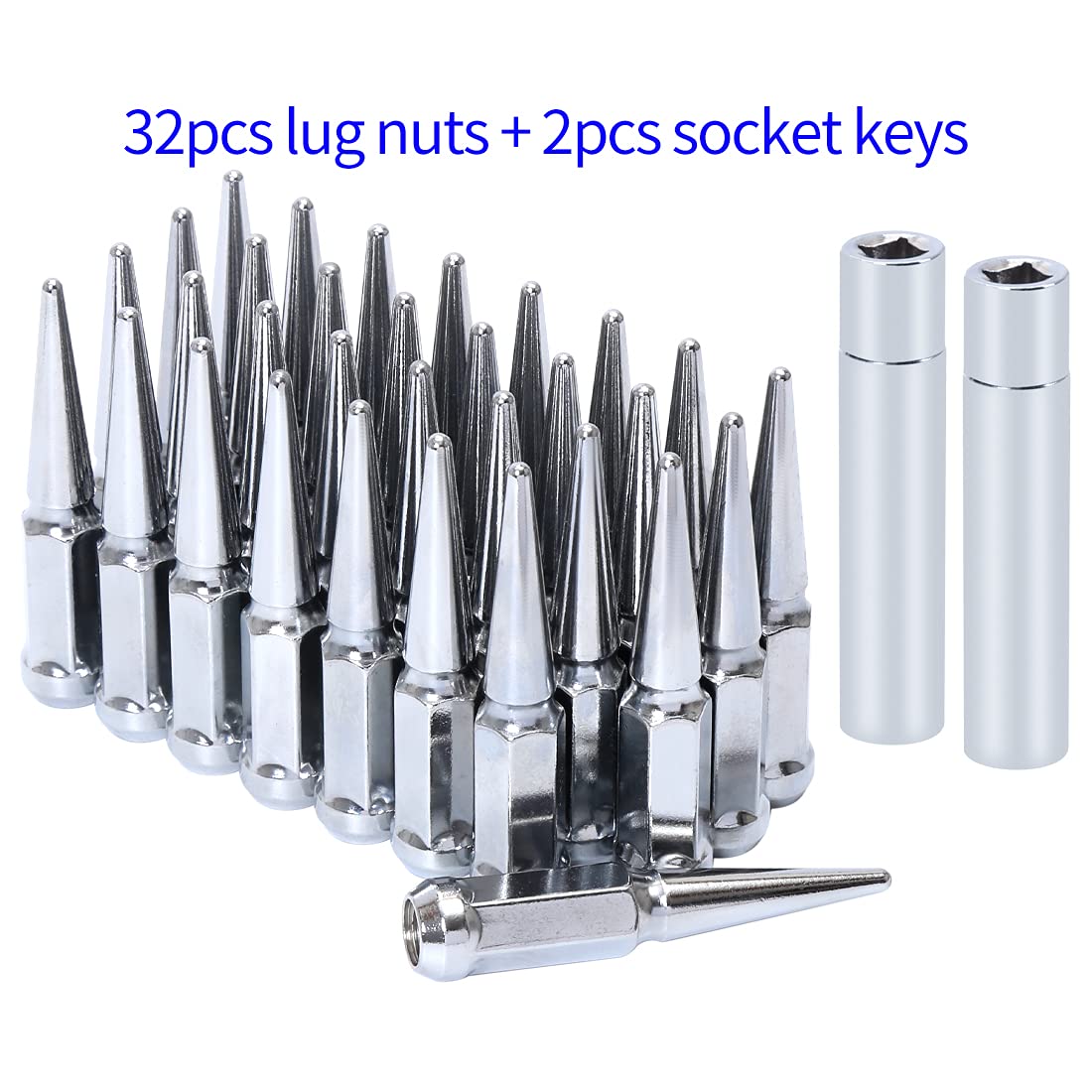Amazon.com: M14x1.5 Lug Nuts 14x1.5 Spike Lug Nuts M14 x 1.5